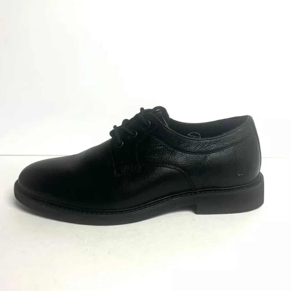 Hush Puppies Mens Detroit Plan Toe Oxford Black Size 10 M